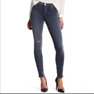 HUDSON👖Midrise NICO Super Skinny size 26 color dark ski Gray BRAND NEW WITH TAG